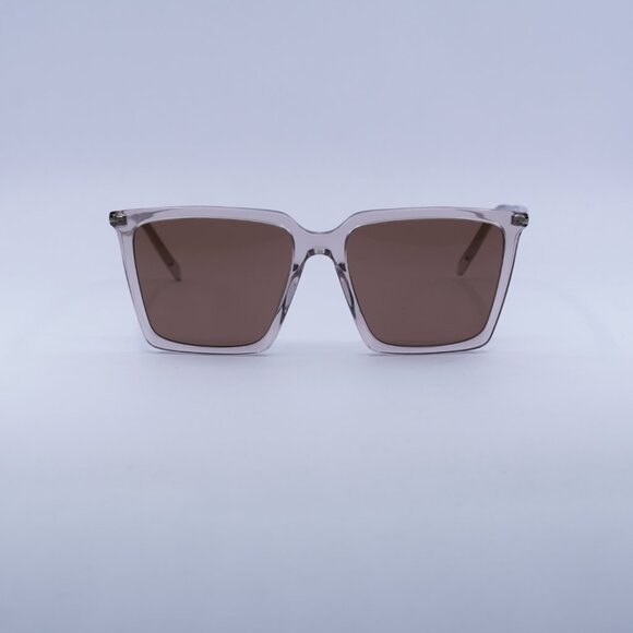 🕶️ New Saint Laurent SL474 003 Sunglasses - Nude Frame, Brown Lenses - Picture 3 of 11